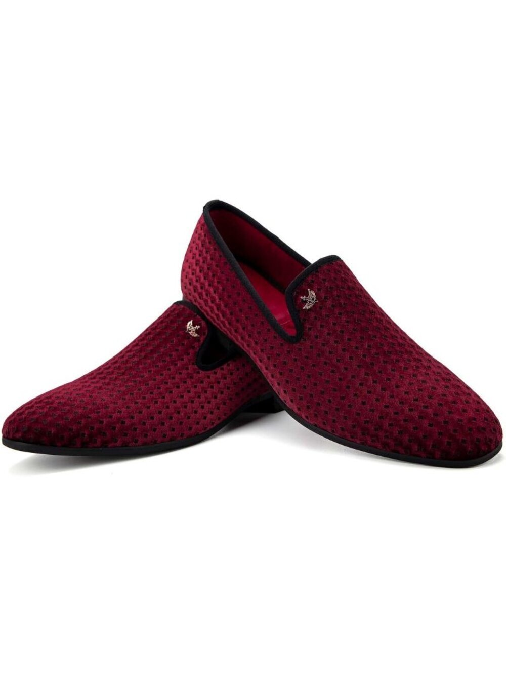 JITAI Men's Red14 Elegant Rubber & Leather Penny Loafers Casual Formal Shoes